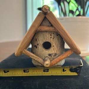 Handmade birdhouse. Wood. Beautiful!  Great gift.